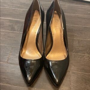 BCBG Black Patent Leather Heels
